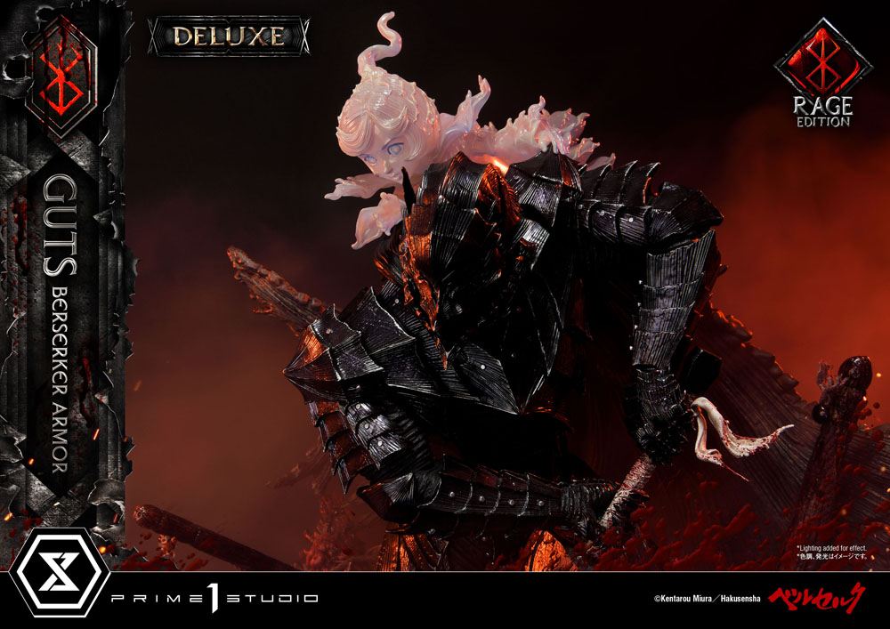 Berserk Statue 1/4 Guts Berserker Armor Rage Edition Deluxe Version 67 cm Scalefiguren Yokina