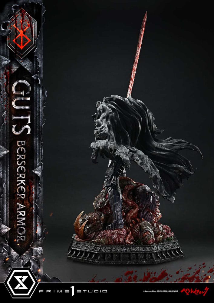 Berserk Ultimate Premium Masterline Series Statue 1/4 Guts, Berserker Armor Grunbeld vs. Guts 94 cm Scalefiguren Yokina