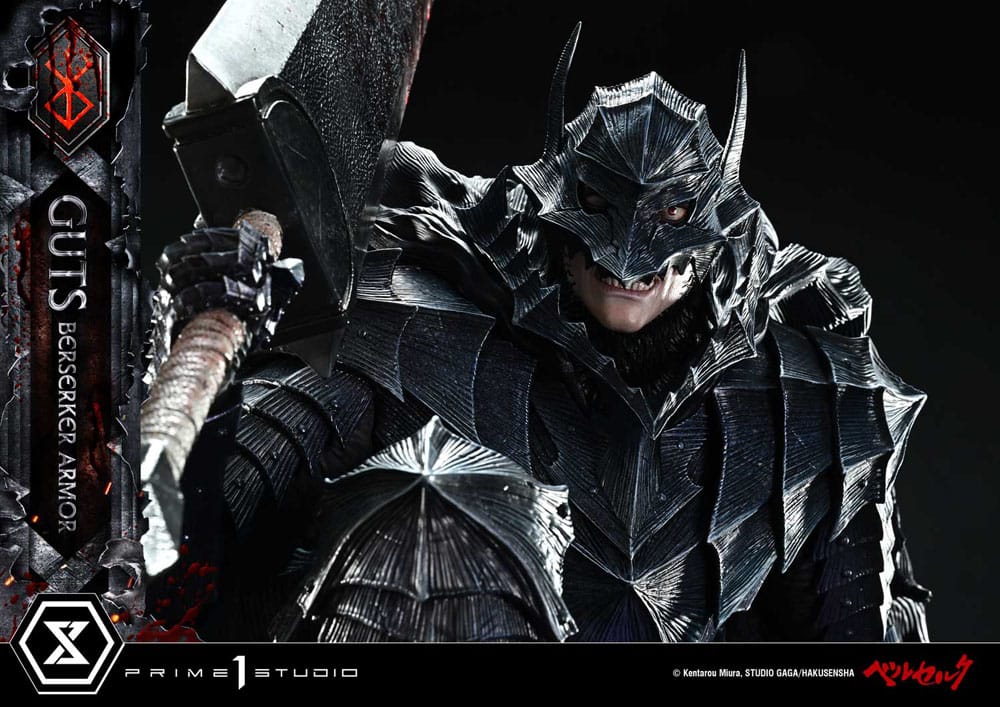 Berserk Ultimate Premium Masterline Series Statue 1/4 Guts, Berserker Armor Grunbeld vs. Guts 94 cm Scalefiguren Yokina