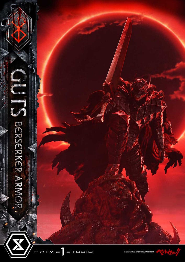 Berserk Ultimate Premium Masterline Series Statue 1/4 Guts, Berserker Armor Grunbeld vs. Guts 94 cm Scalefiguren Yokina