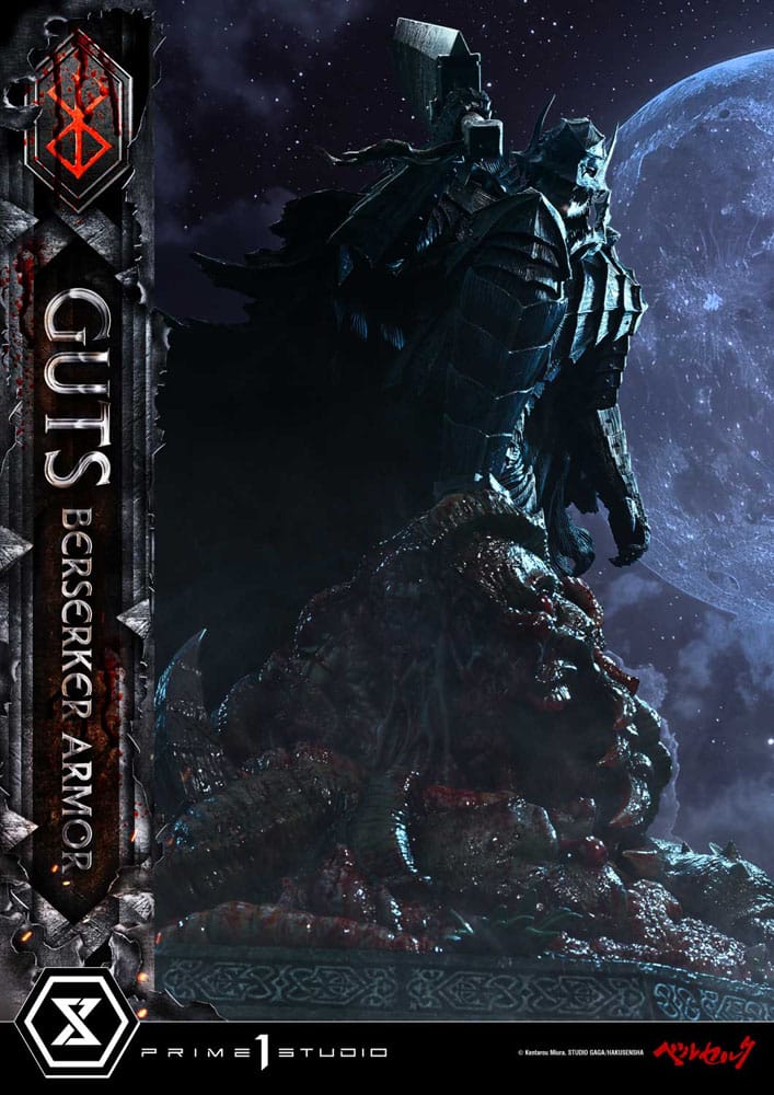 Berserk Ultimate Premium Masterline Series Statue 1/4 Guts, Berserker Armor Grunbeld vs. Guts 94 cm Scalefiguren Yokina
