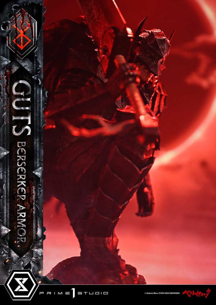 Berserk Ultimate Premium Masterline Series Statue 1/4 Guts, Berserker Armor Grunbeld vs. Guts 94 cm Scalefiguren Yokina
