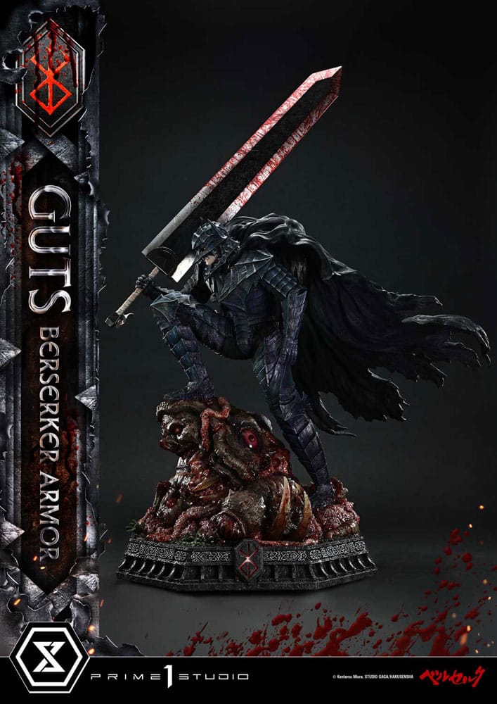 Berserk Ultimate Premium Masterline Series Statue 1/4 Guts, Berserker Armor Grunbeld vs. Guts Deluxe Version 94 cm Scalefiguren Yokina