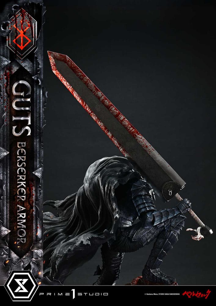 Berserk Ultimate Premium Masterline Series Statue 1/4 Guts, Berserker Armor Grunbeld vs. Guts Deluxe Version 94 cm Scalefiguren Yokina