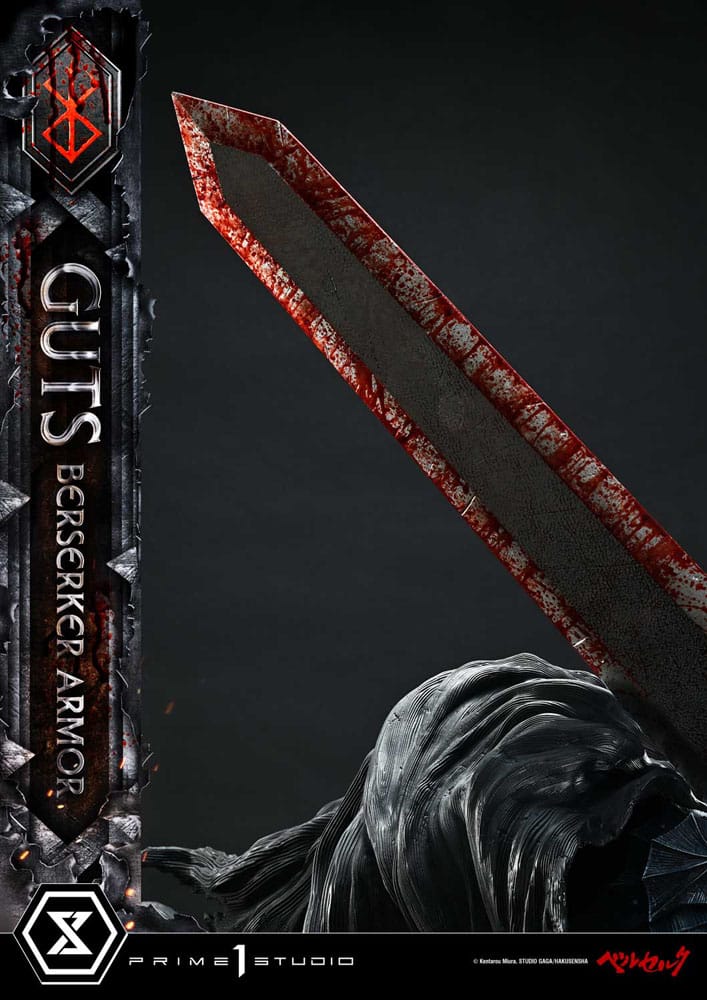 Berserk Ultimate Premium Masterline Series Statue 1/4 Guts, Berserker Armor Grunbeld vs. Guts Deluxe Version 94 cm Scalefiguren Yokina