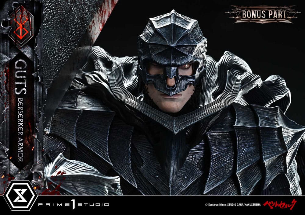Berserk Ultimate Premium Masterline Series Statue 1/4 Guts, Berserker Armor Grunbeld vs. Guts Deluxe Bonus Version 94 cm Scalefiguren Yokina