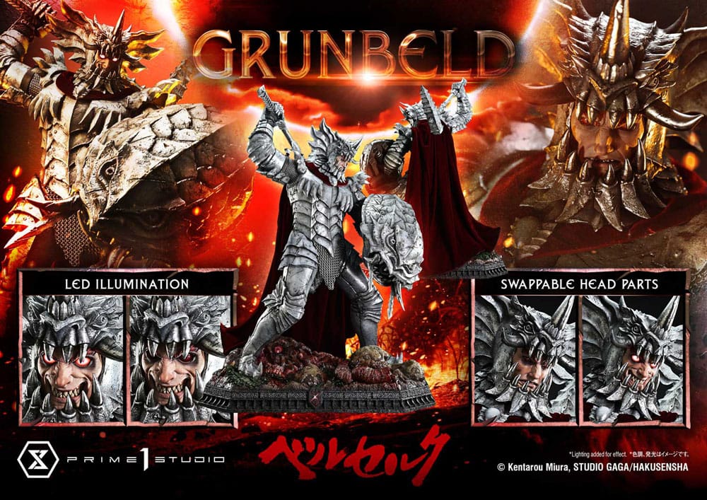 Berserk Ultimate Premium Masterline Series Statue 1/4 Grunbeld Grunbeld vs. Guts Bonus Version 107 cm Scalefiguren Yokina