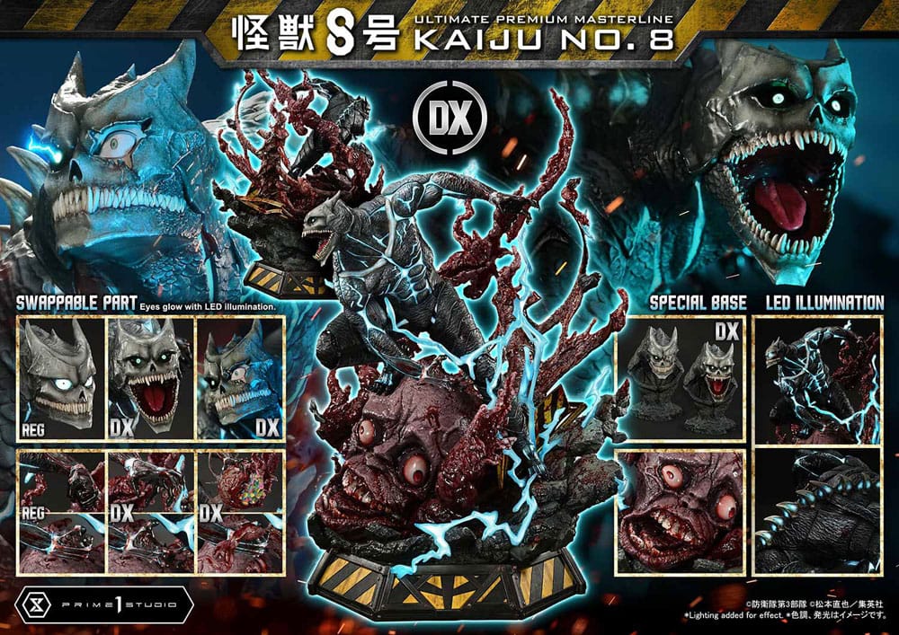 Kaiju No. 8 Ultimate Premium Masterline Series Statue 1/4 Kaiju No. 8 DX Ver. 70 cm Scalefiguren Yokina