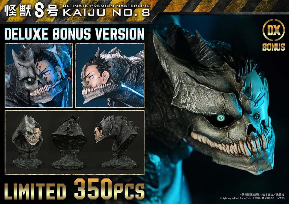 Kaiju No. 8 Ultimate Premium Masterline Series Statue 1/4 Kaiju No. 8 DX Bonus Ver. 70 cm Scalefiguren Yokina