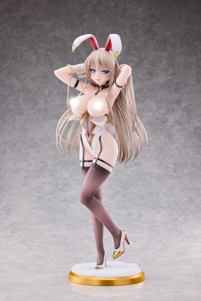Original Character PVC Statue 1/4 White Bunny Onee-san Illustrated by sakiyamama 43 cm Hentai Yokina