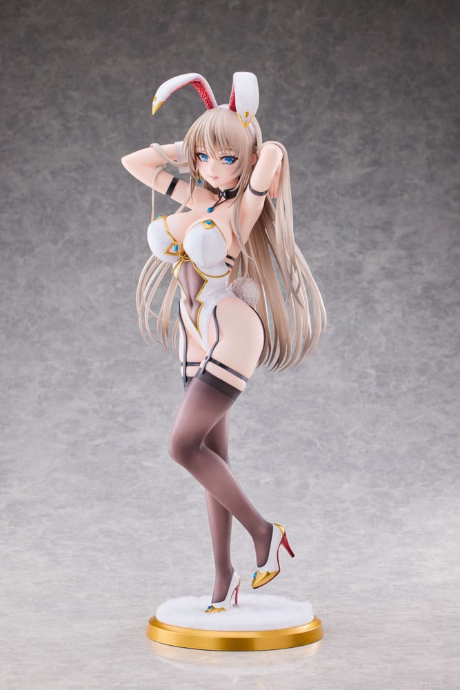 Original Character PVC Statue 1/4 White Bunny Onee-san Illustrated by sakiyamama Deluxe Ver. 43 cm Hentai Yokina