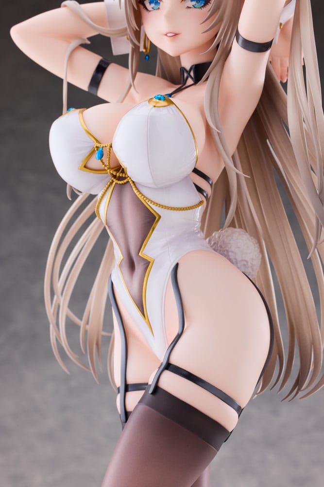 Original Character PVC Statue 1/4 White Bunny Onee-san Illustrated by sakiyamama Deluxe Ver. 43 cm Hentai Yokina