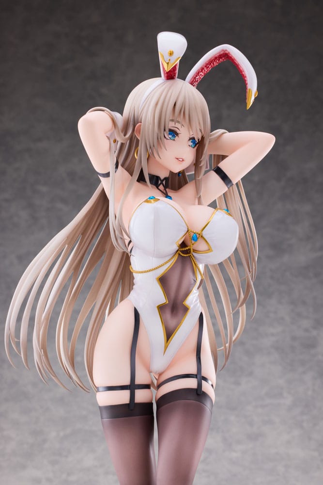 Original Character PVC Statue 1/4 White Bunny Onee-san Illustrated by sakiyamama Deluxe Ver. 43 cm Hentai Yokina
