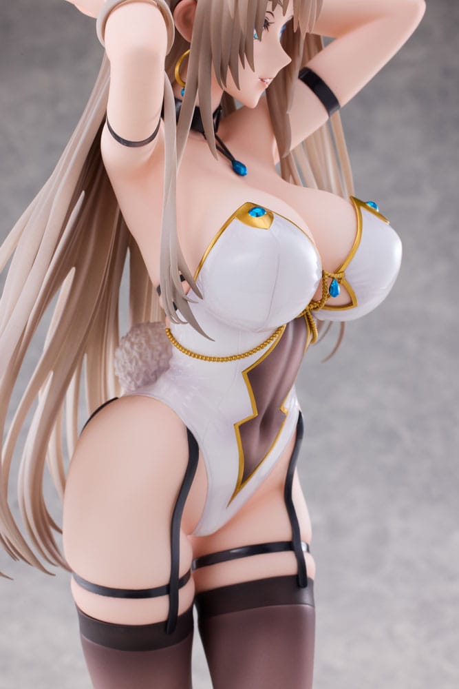 Original Character PVC Statue 1/4 White Bunny Onee-san Illustrated by sakiyamama Deluxe Ver. 43 cm Hentai Yokina