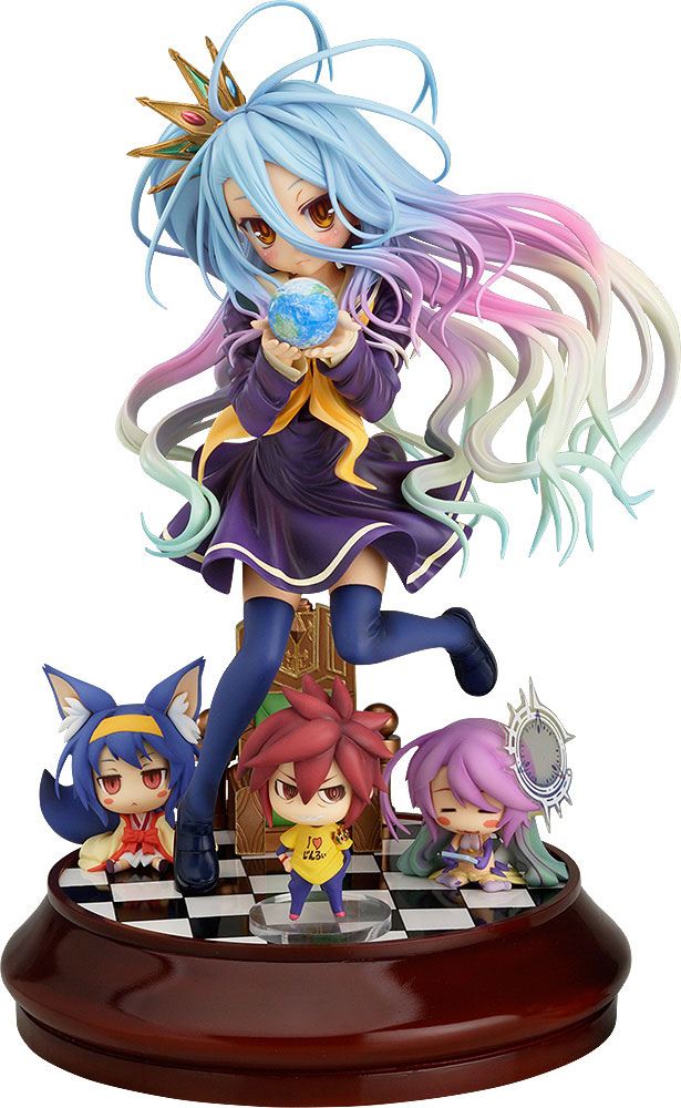 No Game No Life Statue 1/7 Shiro 20 cm Scalefiguren Yokina
