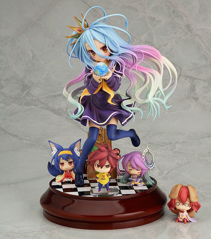 No Game No Life Statue 1/7 Shiro 20 cm Scalefiguren Yokina