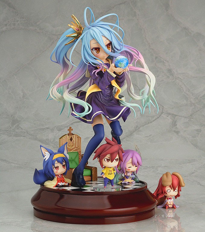 No Game No Life Statue 1/7 Shiro 20 cm Scalefiguren Yokina