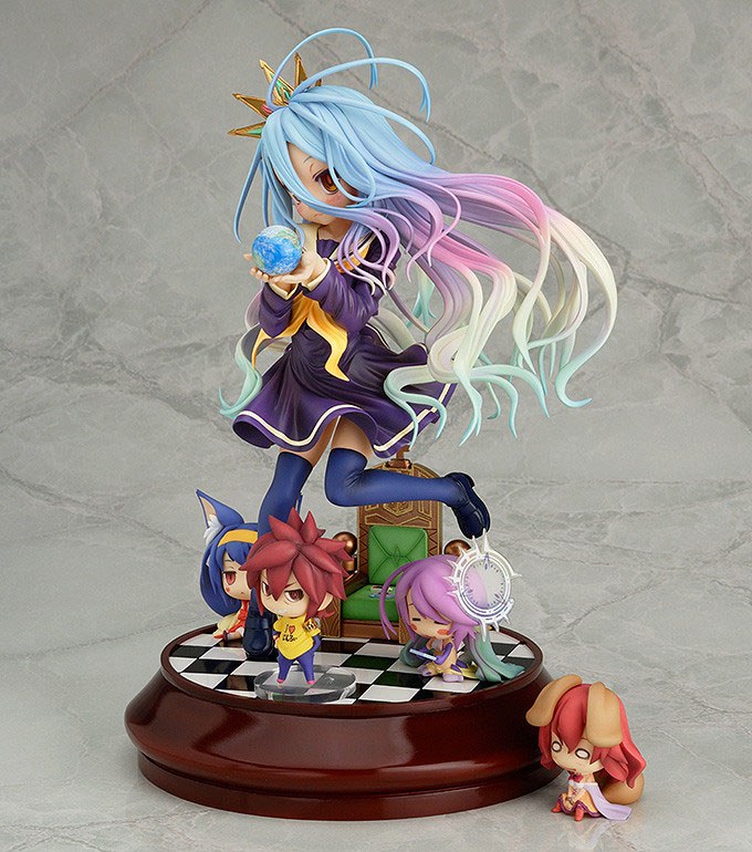 No Game No Life Statue 1/7 Shiro 20 cm Scalefiguren Yokina