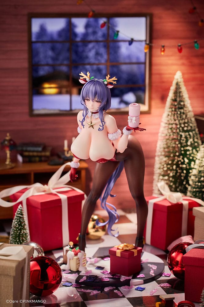 Original Character PVC Statue 1/6 Succubus Homestay Shiori Sakuma Christmas Costume Special Ver. 27 cm Hentai Yokina