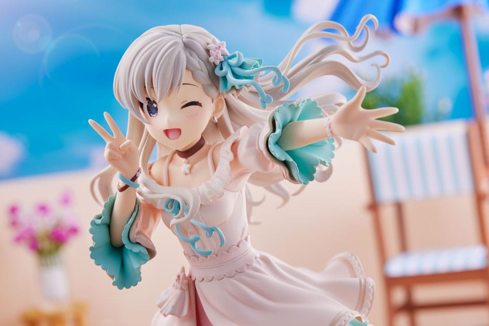 Idolmaster Cinderella Girls PVC Statue 1/7 Hayate HIsakawa [O-Ku-Ri-Mo-No Sunday ! ]+ 21 cm Scalefiguren Yokina