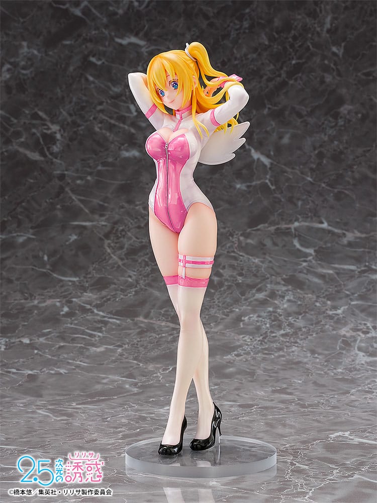 2.5 Dimensional Seduction PVC Statue 1/7 Liliel Angel School spin-off Training Suit/Ririsa 25 cm Scalefiguren Yokina