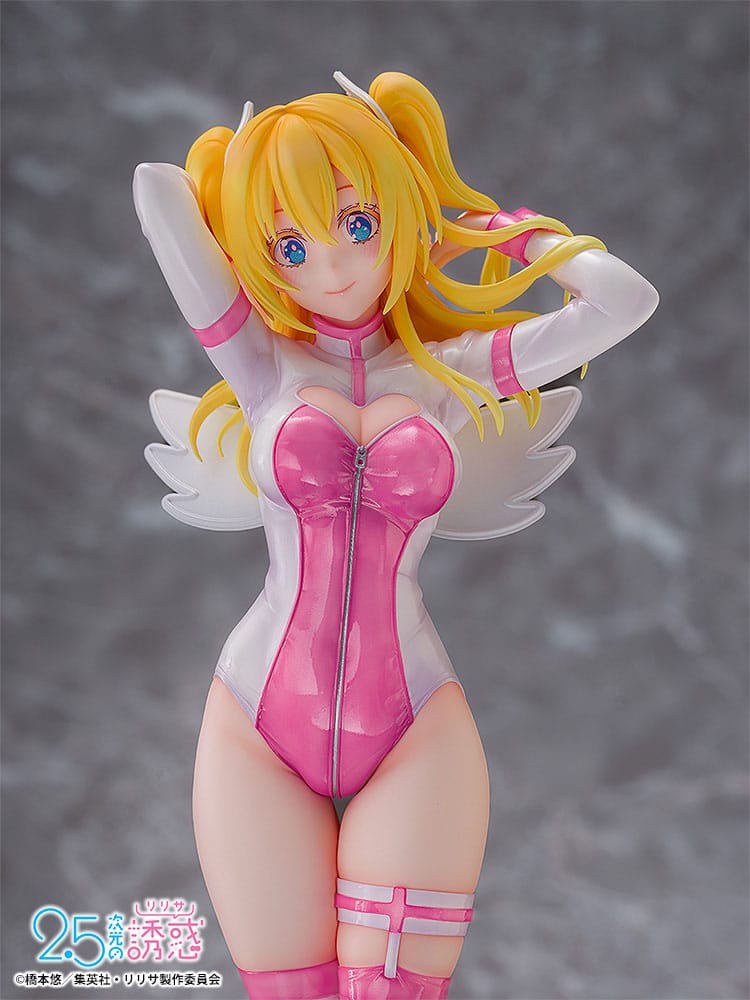 2.5 Dimensional Seduction PVC Statue 1/7 Liliel Angel School spin-off Training Suit/Ririsa 25 cm Scalefiguren Yokina