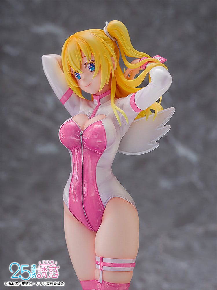 2.5 Dimensional Seduction PVC Statue 1/7 Liliel Angel School spin-off Training Suit/Ririsa 25 cm Scalefiguren Yokina