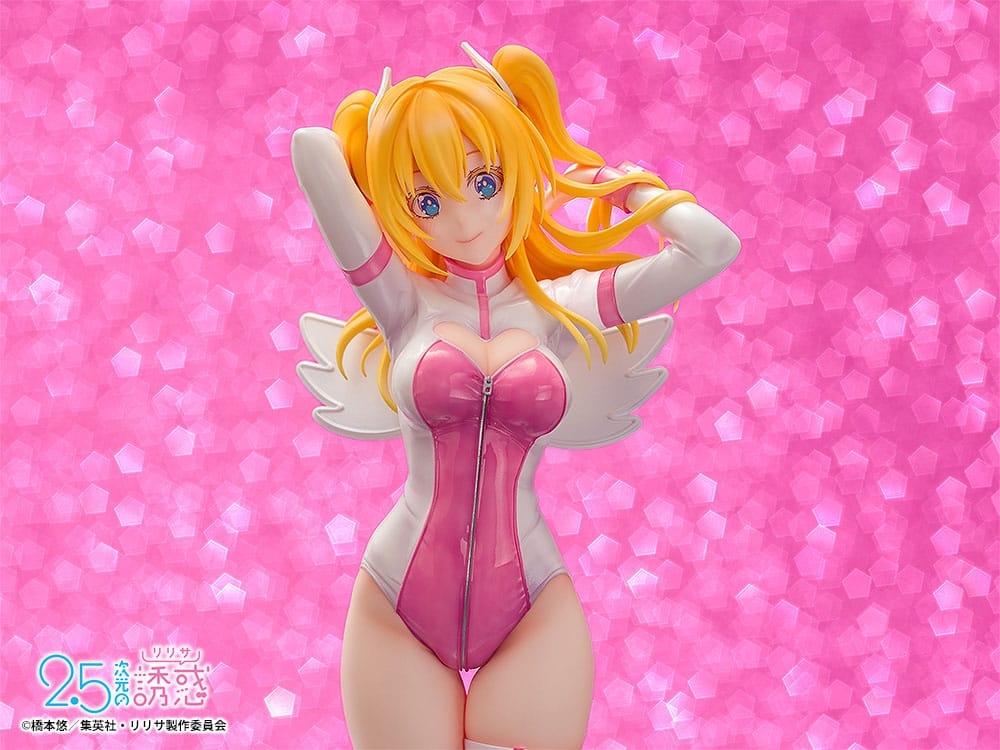 2.5 Dimensional Seduction PVC Statue 1/7 Liliel Angel School spin-off Training Suit/Ririsa 25 cm Scalefiguren Yokina
