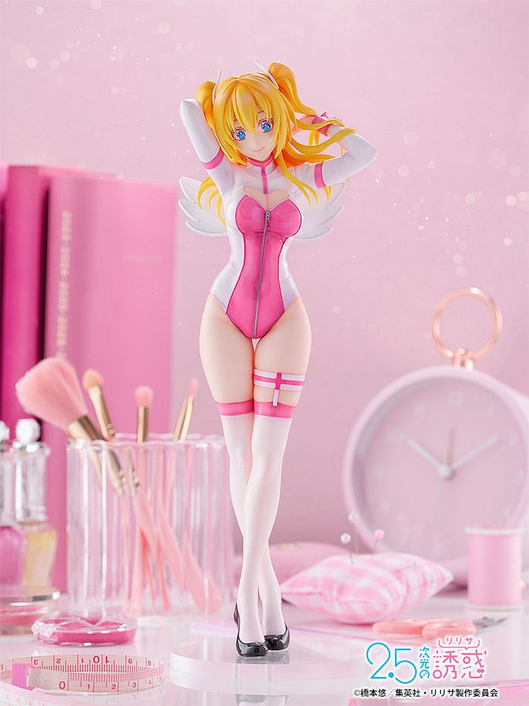 2.5 Dimensional Seduction PVC Statue 1/7 Liliel Angel School spin-off Training Suit/Ririsa 25 cm Scalefiguren Yokina
