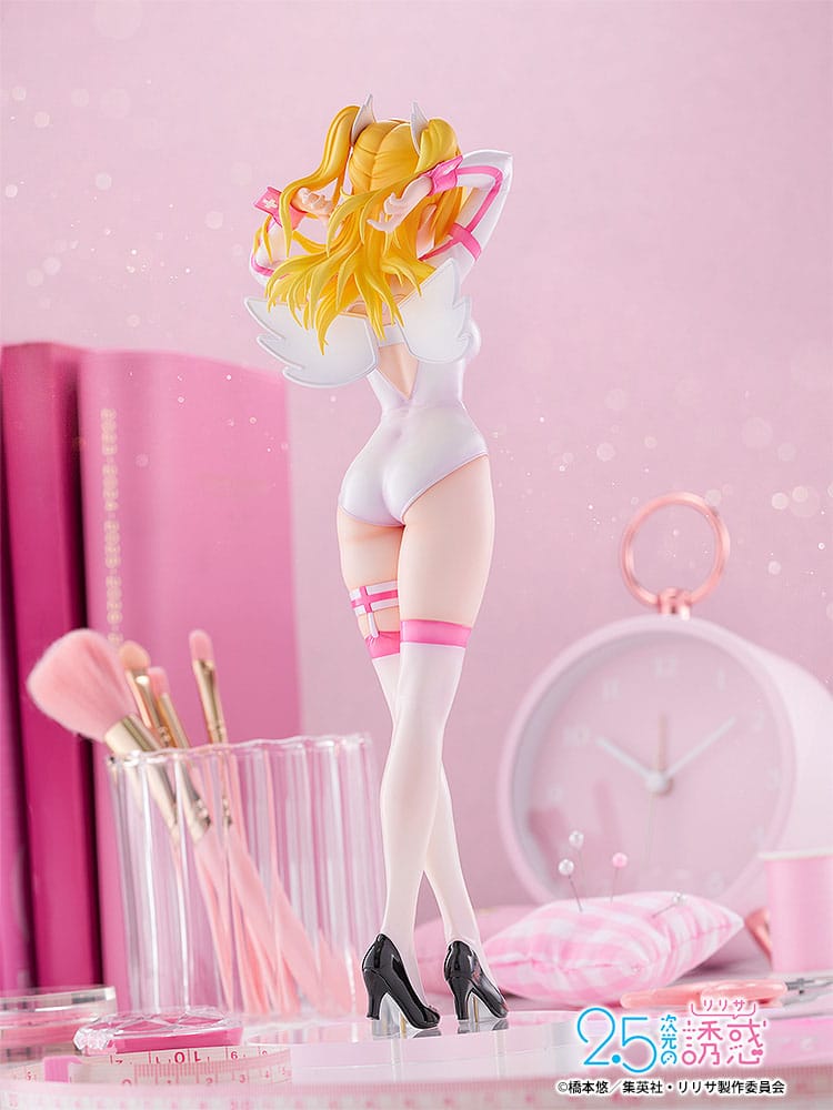 2.5 Dimensional Seduction PVC Statue 1/7 Liliel Angel School spin-off Training Suit/Ririsa 25 cm Scalefiguren Yokina
