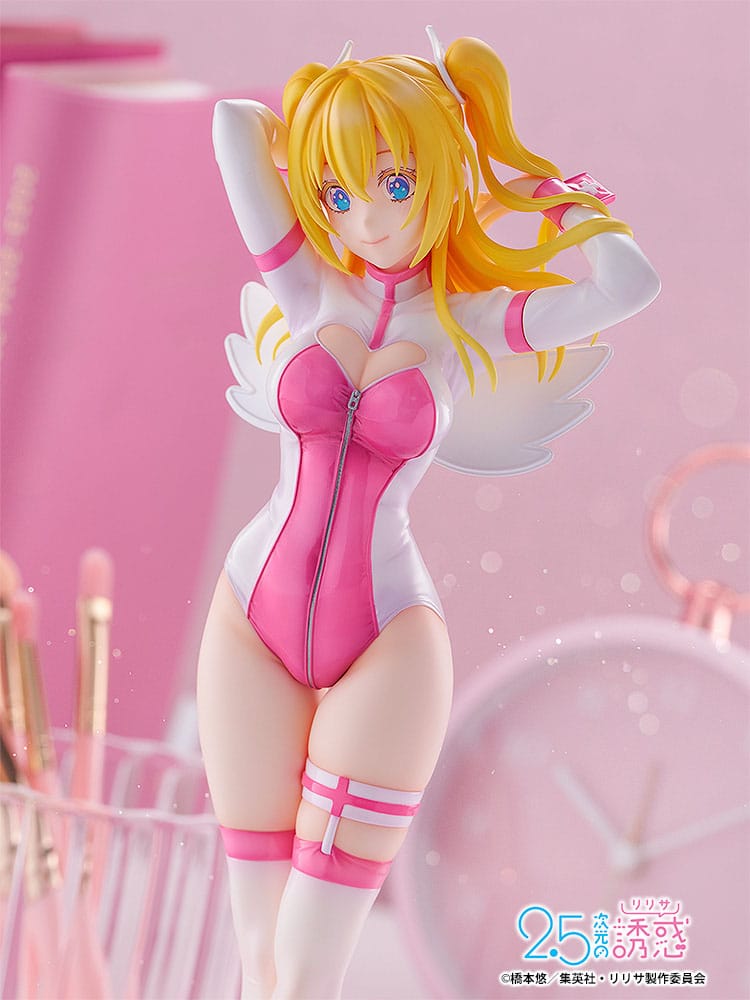 2.5 Dimensional Seduction PVC Statue 1/7 Liliel Angel School spin-off Training Suit/Ririsa 25 cm Scalefiguren Yokina