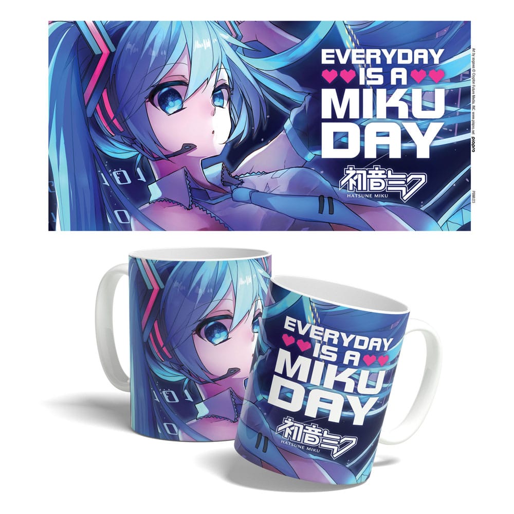 Hatsune Miku Tasse Everyday is a Miku Day 325 ml Tasse Yokina