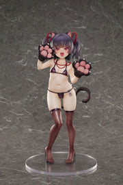 Original Character Statue 1/6 Kamame-chan Cat Costume Ver. Illustrated by Shuru 24 cm Hentai Yokina