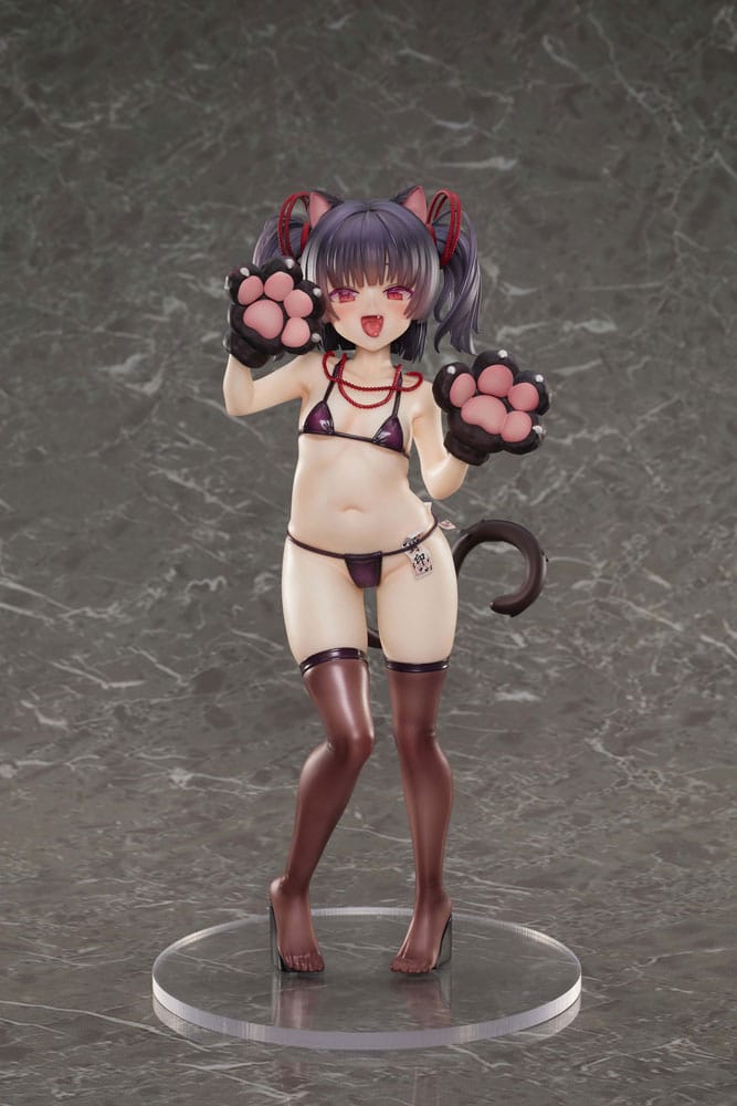 Original Character Statue 1/6 Kamame-chan Cat Costume Ver. Illustrated by Shuru 24 cm Hentai Yokina