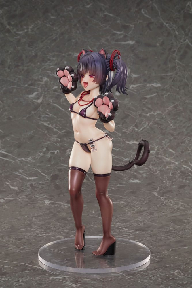 Original Character Statue 1/6 Kamame-chan Cat Costume Ver. Illustrated by Shuru 24 cm Hentai Yokina