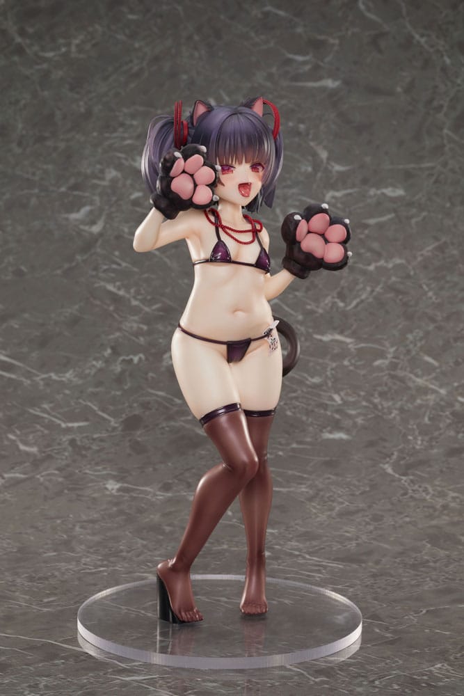 Original Character Statue 1/6 Kamame-chan Cat Costume Ver. Illustrated by Shuru 24 cm Hentai Yokina