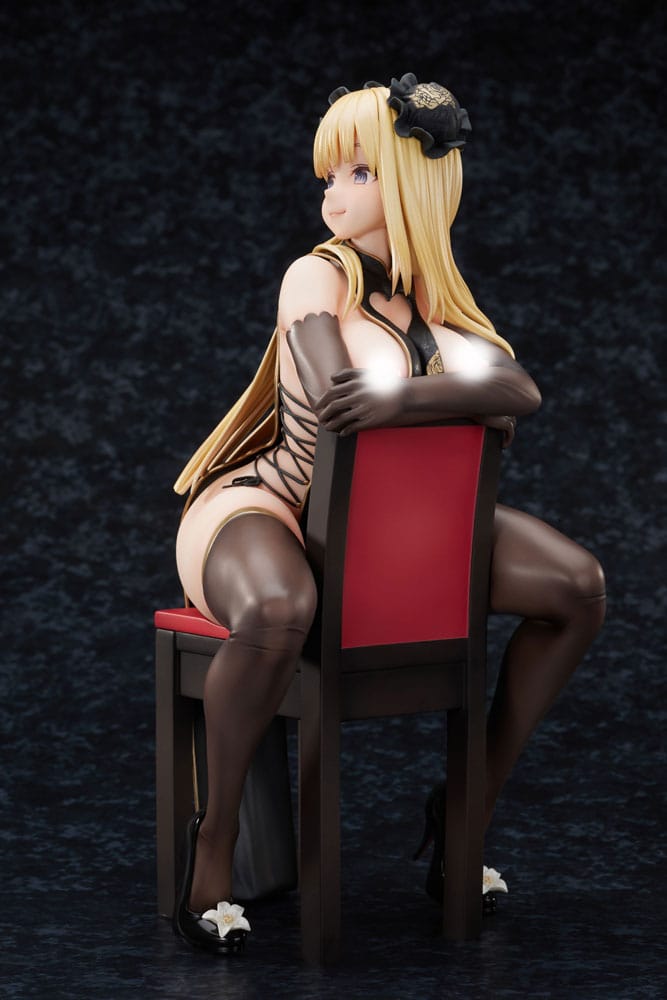 Original Character Statue 1/6 China Girl Black Ver. Illustrated by oekakizuki 20 cm Hentai Yokina