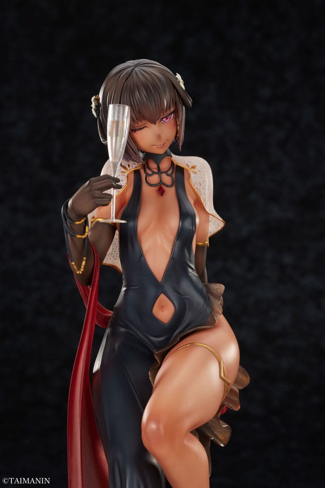 Taimanin RPGX Statue 1/6 Adult Yukikaze Night Party Dress Ver. 26 cm Hentai Yokina