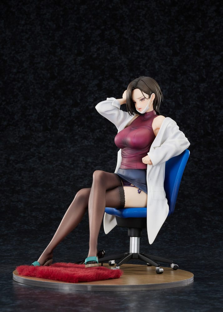 Original Character Statue 1/6 The Sulky School Nurse Illustrated by Keso Shirou 22 cm Hentai Yokina