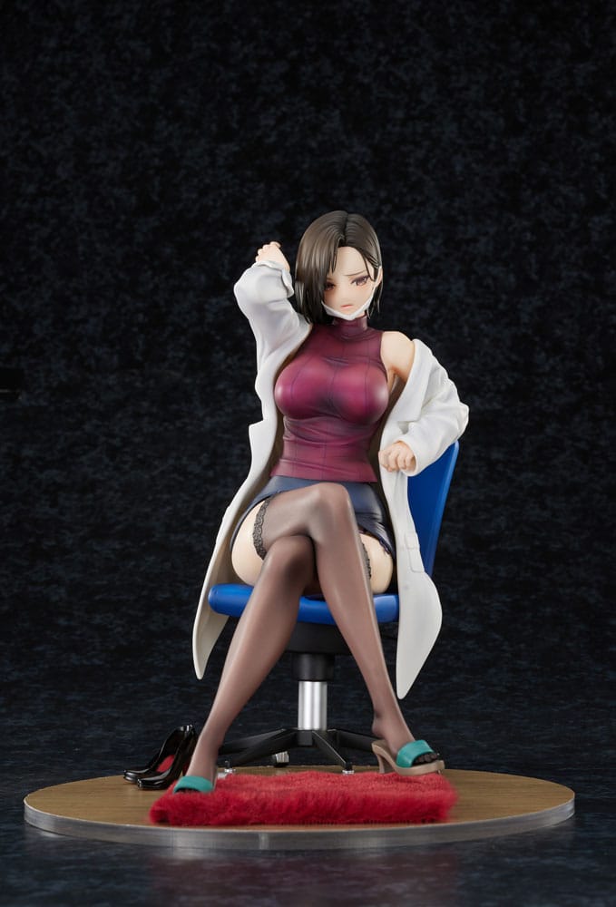 Original Character Statue 1/6 The Sulky School Nurse Illustrated by Keso Shirou 22 cm Hentai Yokina