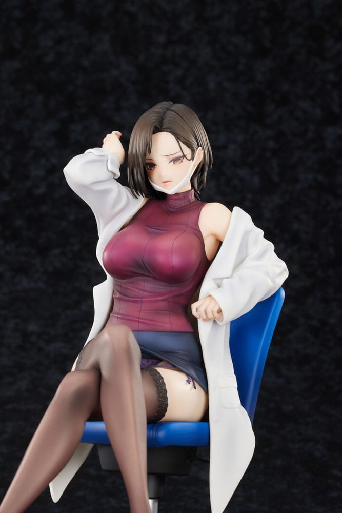 Original Character Statue 1/6 The Sulky School Nurse Illustrated by Keso Shirou 22 cm Hentai Yokina