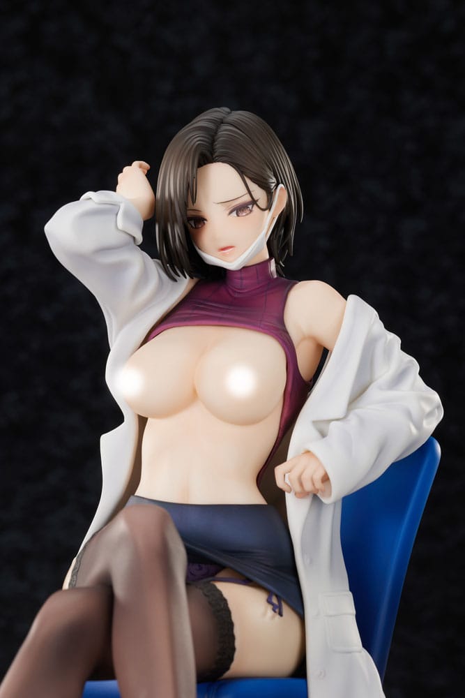 Original Character Statue 1/6 The Sulky School Nurse Illustrated by Keso Shirou 22 cm Hentai Yokina