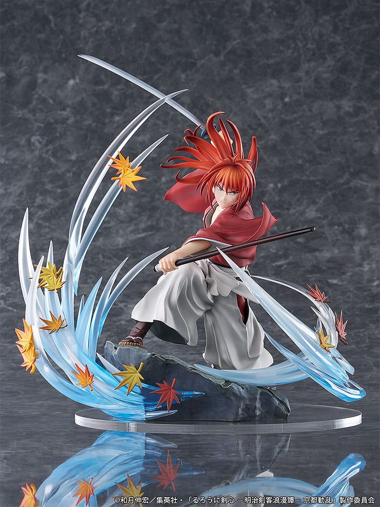 Rurouni Kenshin: Meiji Kenkaku Romantan Kyoto Douran PVC Statue 1/7 Kenshin Himura Souryusen Ver. 27 cm Scalefiguren Yokina
