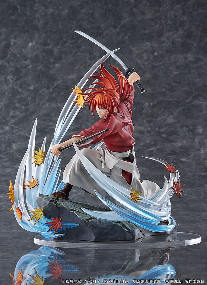 Rurouni Kenshin: Meiji Kenkaku Romantan Kyoto Douran PVC Statue 1/7 Kenshin Himura Souryusen Ver. 27 cm Scalefiguren Yokina