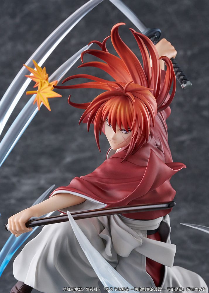 Rurouni Kenshin: Meiji Kenkaku Romantan Kyoto Douran PVC Statue 1/7 Kenshin Himura Souryusen Ver. 27 cm Scalefiguren Yokina