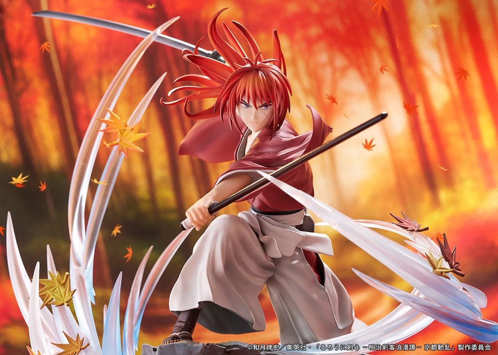 Rurouni Kenshin: Meiji Kenkaku Romantan Kyoto Douran PVC Statue 1/7 Kenshin Himura Souryusen Ver. 27 cm Scalefiguren Yokina