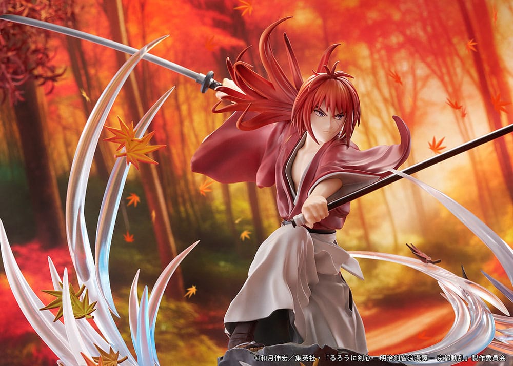 Rurouni Kenshin: Meiji Kenkaku Romantan Kyoto Douran PVC Statue 1/7 Kenshin Himura Souryusen Ver. 27 cm Scalefiguren Yokina