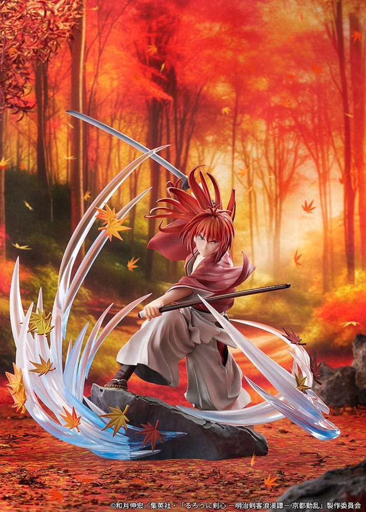 Rurouni Kenshin: Meiji Kenkaku Romantan Kyoto Douran PVC Statue 1/7 Kenshin Himura Souryusen Ver. 27 cm Scalefiguren Yokina