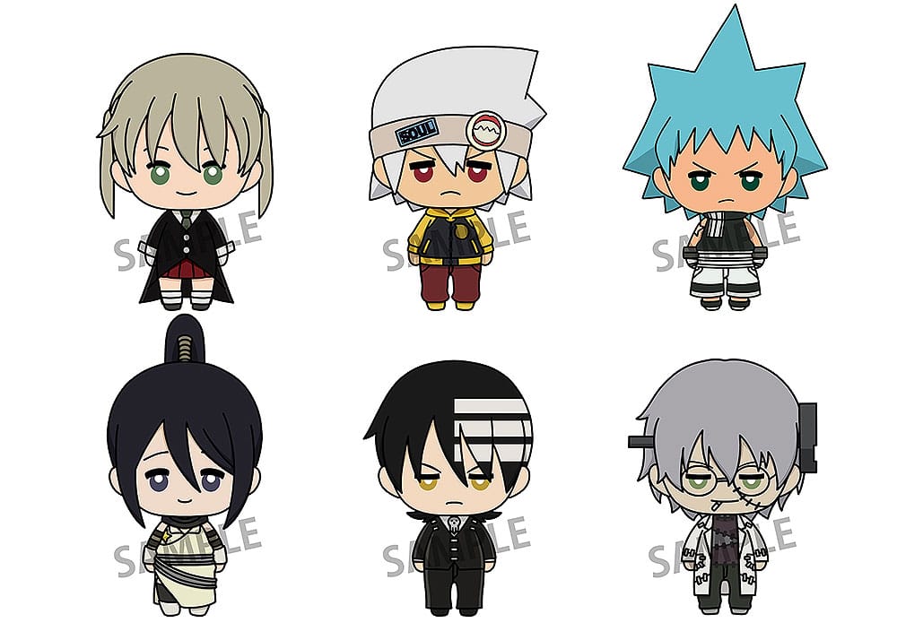 Soul Eater Nyokinto Mascot 6 PVC Figuren 5 cm Minifiguren Yokina
