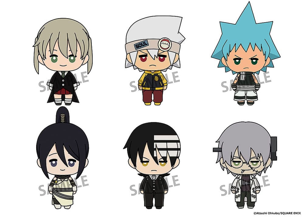 Soul Eater Nyokinto Mascot 6 PVC Figuren 5 cm Minifiguren Yokina
